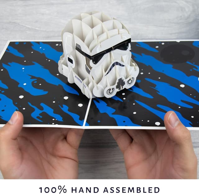Detalle de Carte pop-up Stormtrooper originale Cardology (sous licence officielle) pour anniversaire et toute occasion