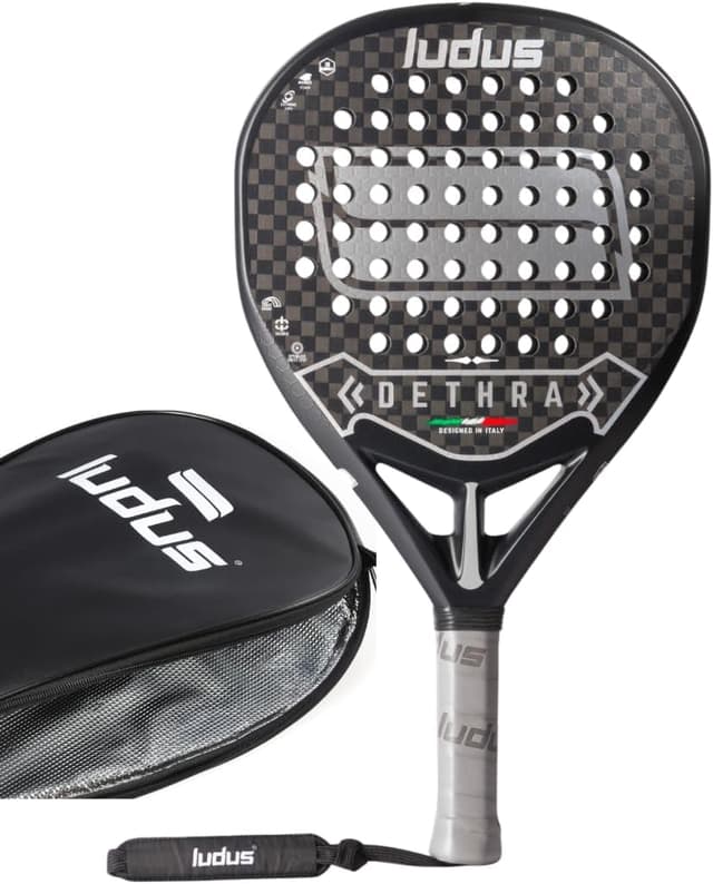 Detalle de Racchetta da padel 12K in carbonio 360 g
