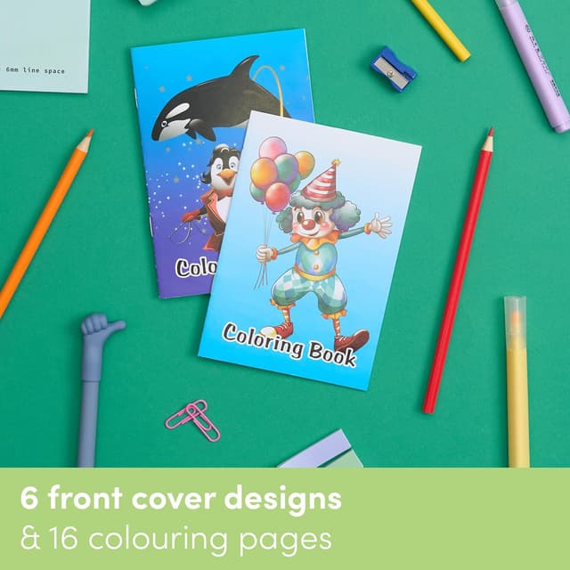 Thumbnail 6 de THE TWIDDLERS 72 mini libri da colorare e pastelli 🎨