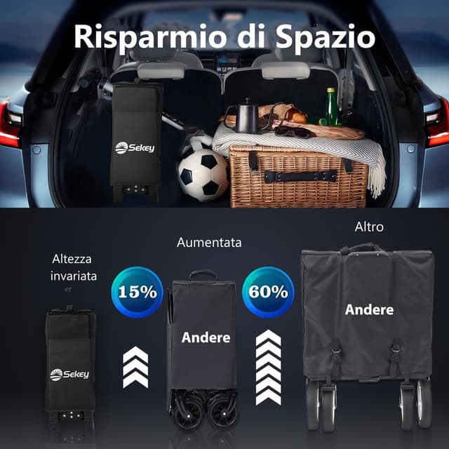 Thumbnail 4 de Sekey XXL Plus Carrello Pieghevole 200L 200kg