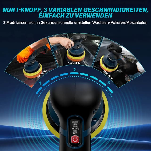 Thumbnail 1 de Bosch 18V Akkupoliermaschine 6 Zoll