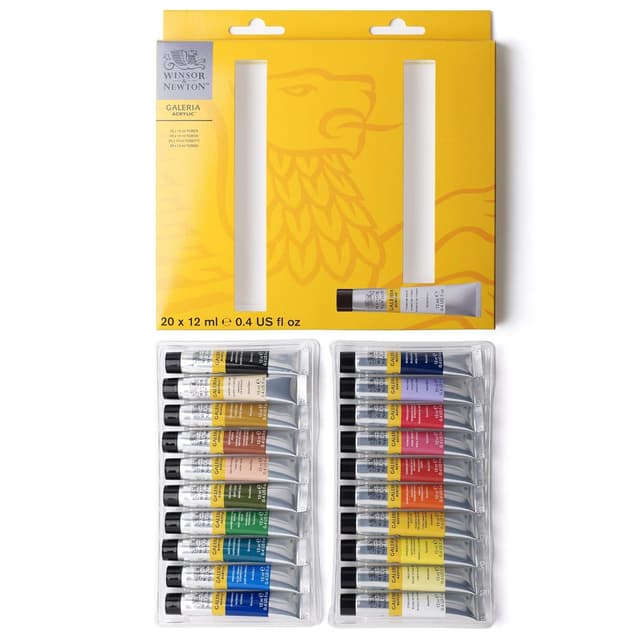 Detalle de Winsor & Newton Galeria Acrylic 20-pack 10ml
