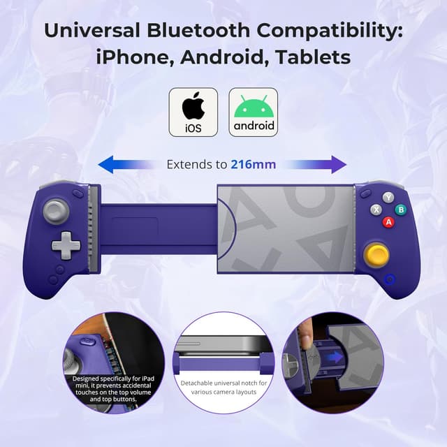 Detalle 2 de abxylute S8 Gaming Controller 216 mm