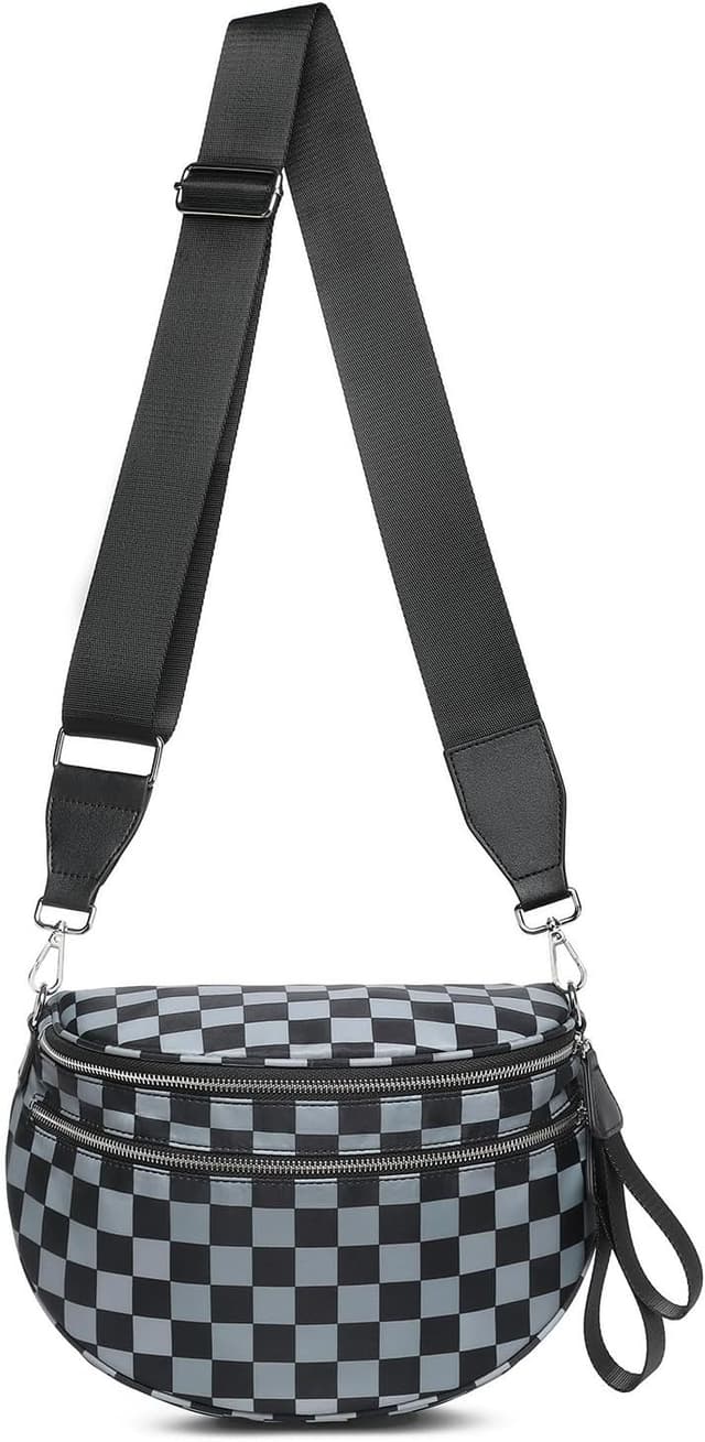 Thumbnail 4 de DIOMO Bum Bags Checkered RFID Crossbody Bag