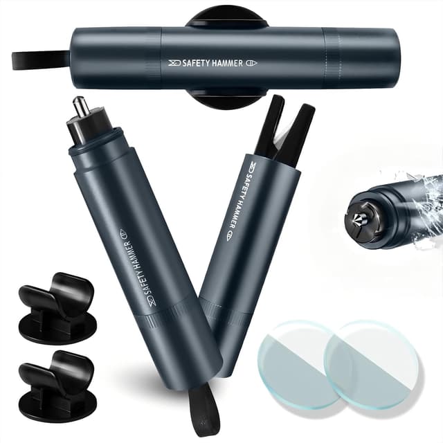 Imagen de PUWOWYE 2 in 1 Gurtschneider Notfallhammer en OfertitasTOP