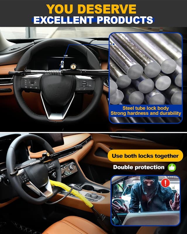 Thumbnail 3 de Tevlaphee Steering Wheel Lock