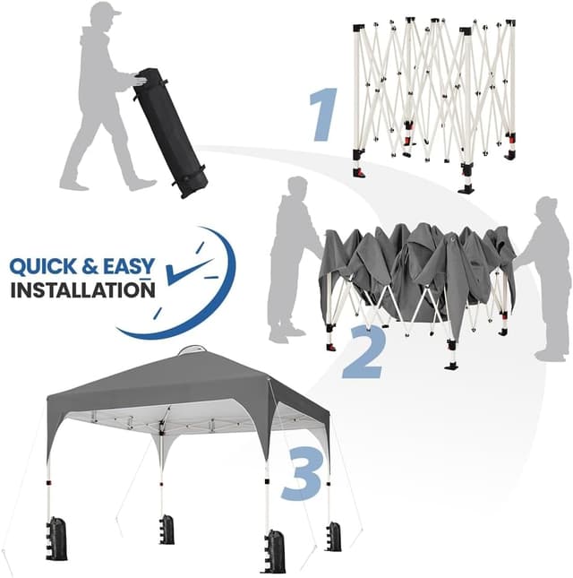 Thumbnail 4 de Yaheetech carpa 3x3m plegable 8–10 personas