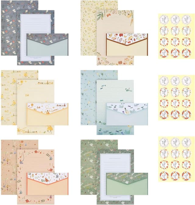 Detalle de Vicloon Briefpapier Set 54-teilig A5