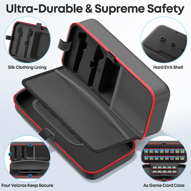 Thumbnail 4 de Tokluck Funda transporte Switch 26 ranuras 🔴