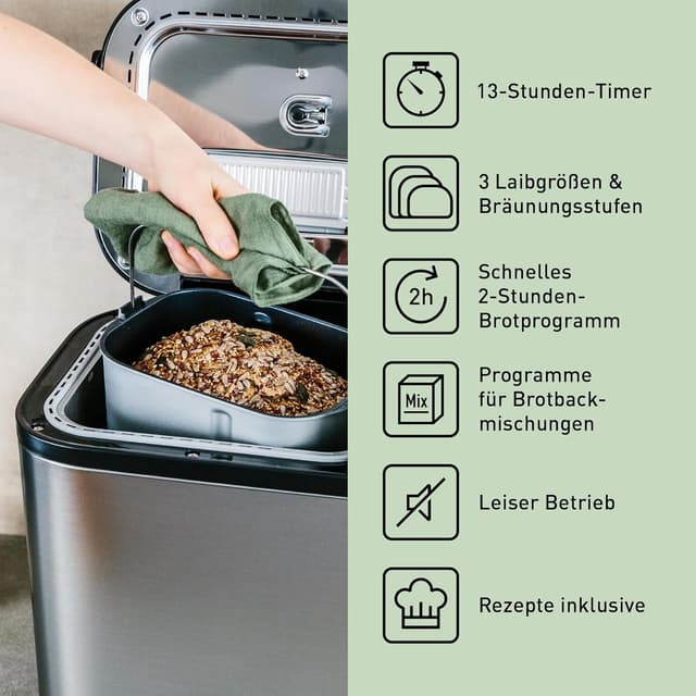 Thumbnail 3 de Panasonic SD-YR2550 Brotbackautomat 31 Programme 🍞