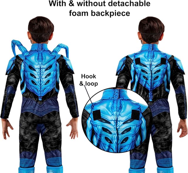 Detalle de Rubies DC Blue Beetle Kids Costume (Blue Beetle, Boys Large 10/12)
