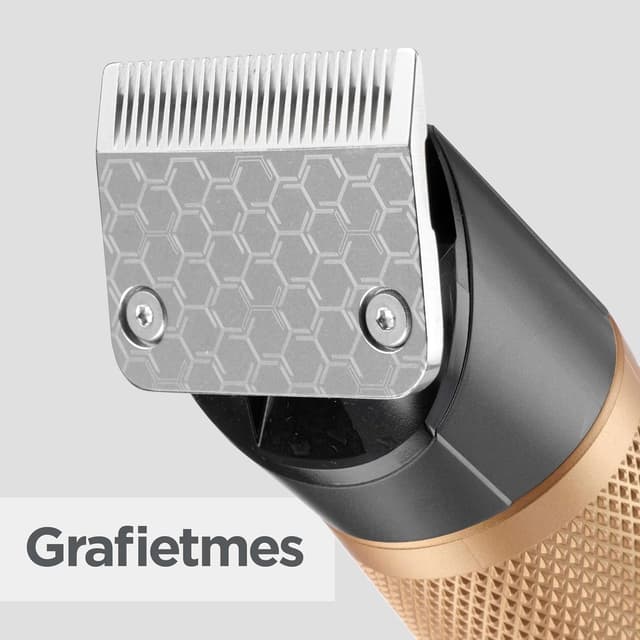 Detalle de BaByliss Graphite Precision Haarschneider mit 8 Aufsätzen