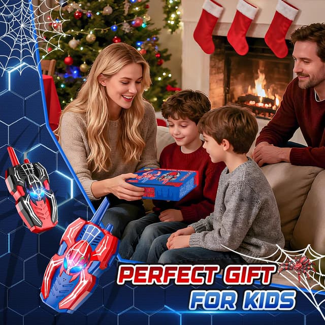 Thumbnail 6 de 2 Pack Spider Walkie Talkies for Kids 📟