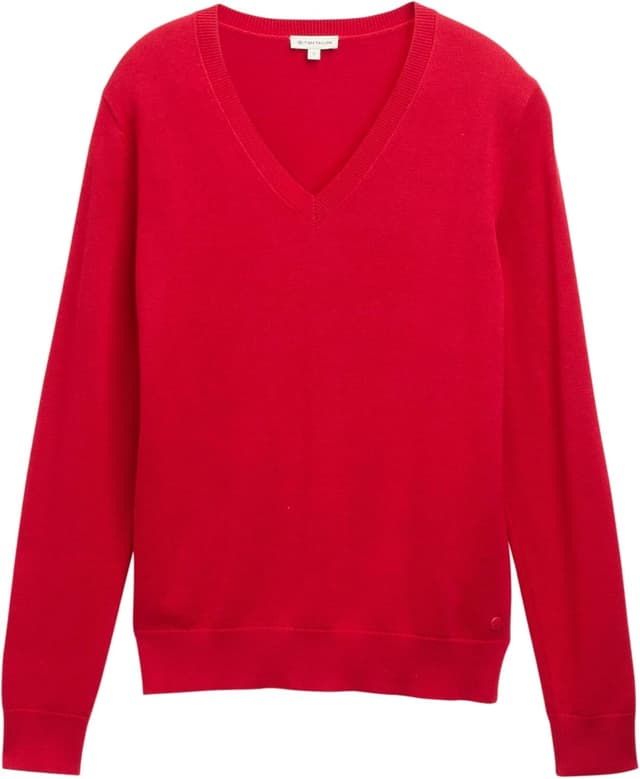 Detalle de TOM TAILOR Pullover da donna a maniche lunghe 1046521