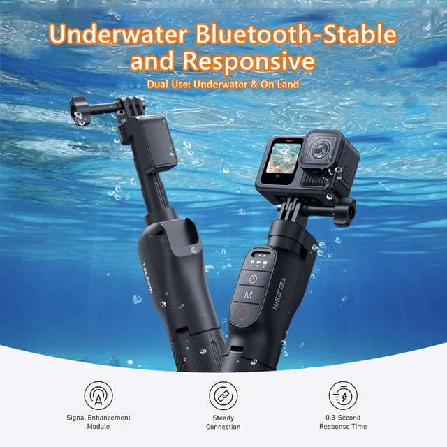 Thumbnail 6 de Manico galleggiante Selfie Stick Estensibile 27,4–47,2 cm