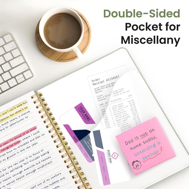 Detalle de Taja Lined Spiral Journal Notebook (A5, Green) — 140 Pages, Hardcover, College Ruled