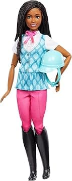 Detalle de Barbie Misterios: Yegua Perdida - Muñeca Jinete Afroamericana 🐴
