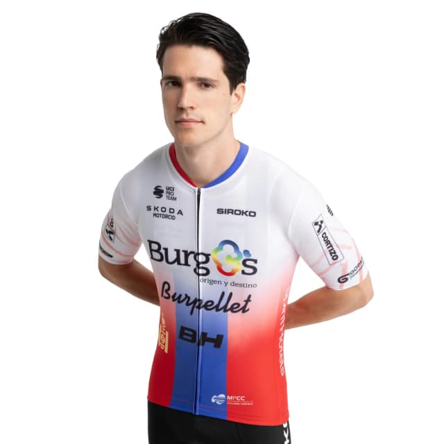 Detalle de Siroko Maillot corto hombre Burgos Burpellet