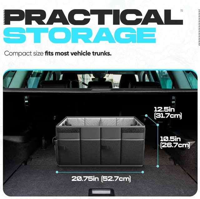 Detalle 2 de FORTEM Trunk Organizer 45L