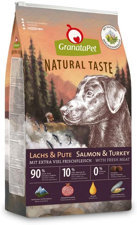 Thumbnail 6 de GranataPet Natural Taste Ente & Forelle – getreidefreies Trockenfutter ohne Zuckerzusätze, Alleinfuttermittel für ausgewachsene Hunde (4 kg)