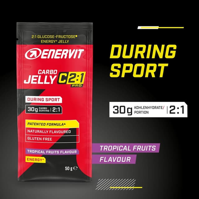 Detalle de Enervit Carbo Bar C2:1PRO Salty Peanut Butter – veganer Energieriegel mit 30 g Kohlenhydraten pro 45-g-Riegel