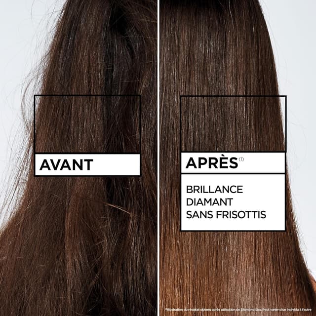 Detalle de Garnier Fructis Diamond Liss – Spray lissant brillance diamant thermo-protecteur, anti-frisottis, 150 ml