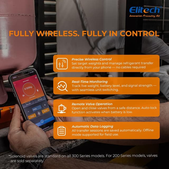 Thumbnail 2 de Elitech LMC-210 220 lb Refrigerant Charging Scale