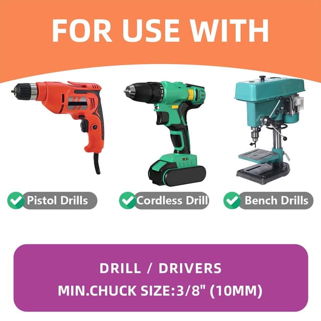 Detalle 2 de GARHWAL 68mm Bi-Metal Hole Saw Set for Wood, Metal & Wall Work