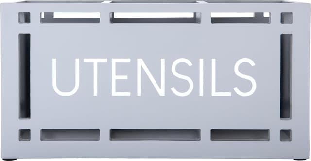 Thumbnail 6 de Karisky Utensilienhalter Küchentheke grau 3 Fächer