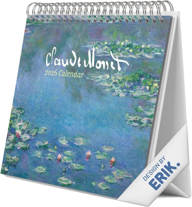 Imagen de Grupo Erik Calendario sobremesa Monet 2026 — 19,5x16,5 cm 📚 en OfertitasTOP
