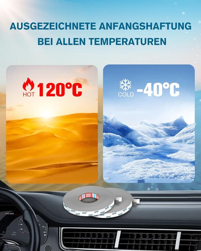 Thumbnail 6 de EMITEVER Doppelseitiges Klebeband 11 m 10 mm