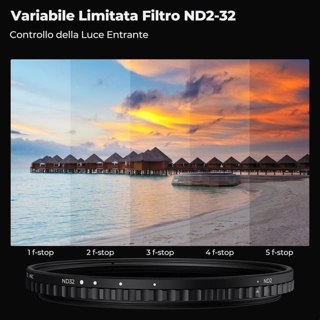 Thumbnail 2 de K&F CONCEPT Nano-X 46mm Filtro ND variabile 1-5 stop