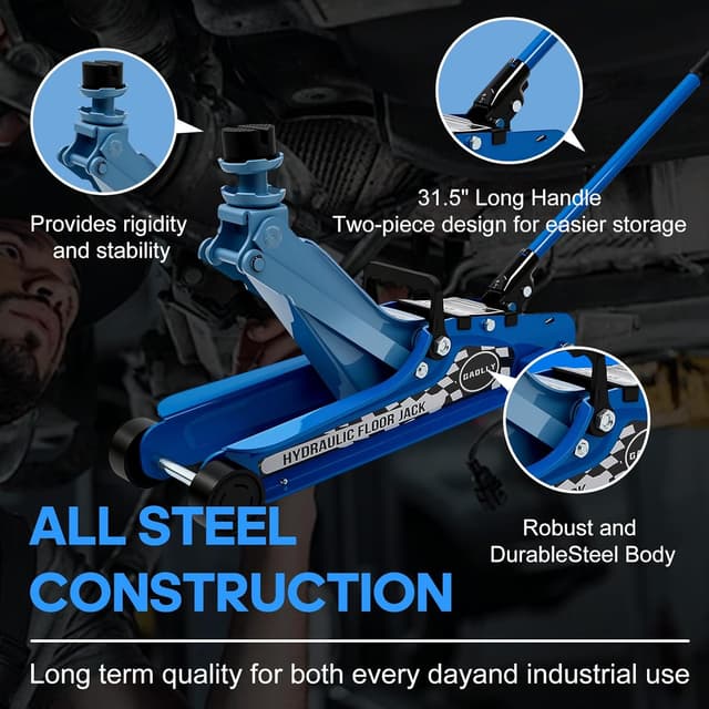 Detalle 2 de GAOLLY 2.5 Ton Floor Jack 14.96"