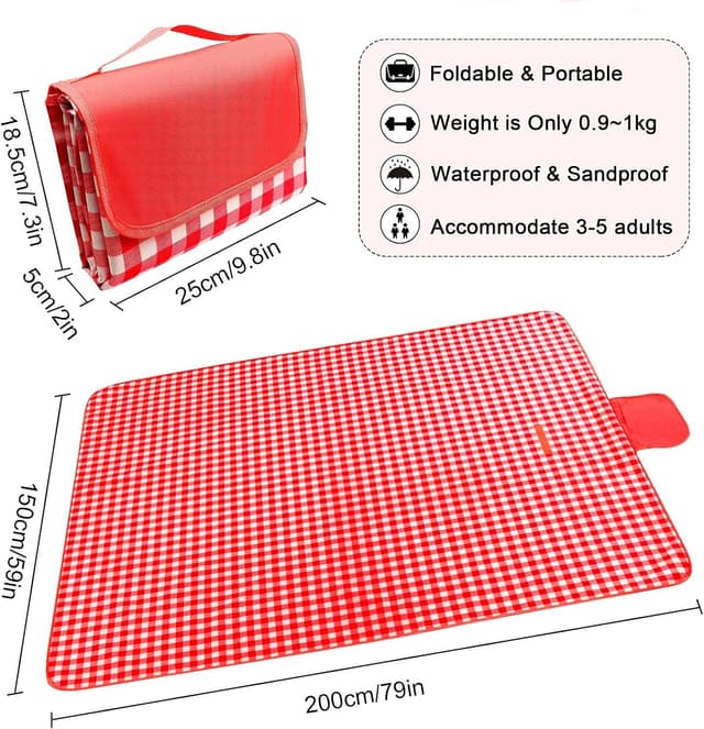 Thumbnail 2 de LIVEHITOP Telo Pic-nic 150×200CM