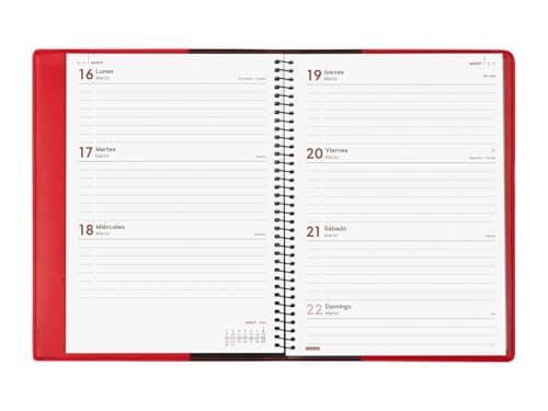 Thumbnail 5 de Finocam Agenda Espiral 2026 semana vista 📘