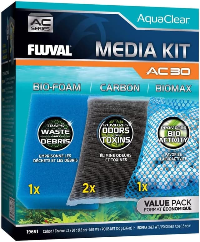 Detalle de Fluval AC30 Power Filter, kit d’entretien