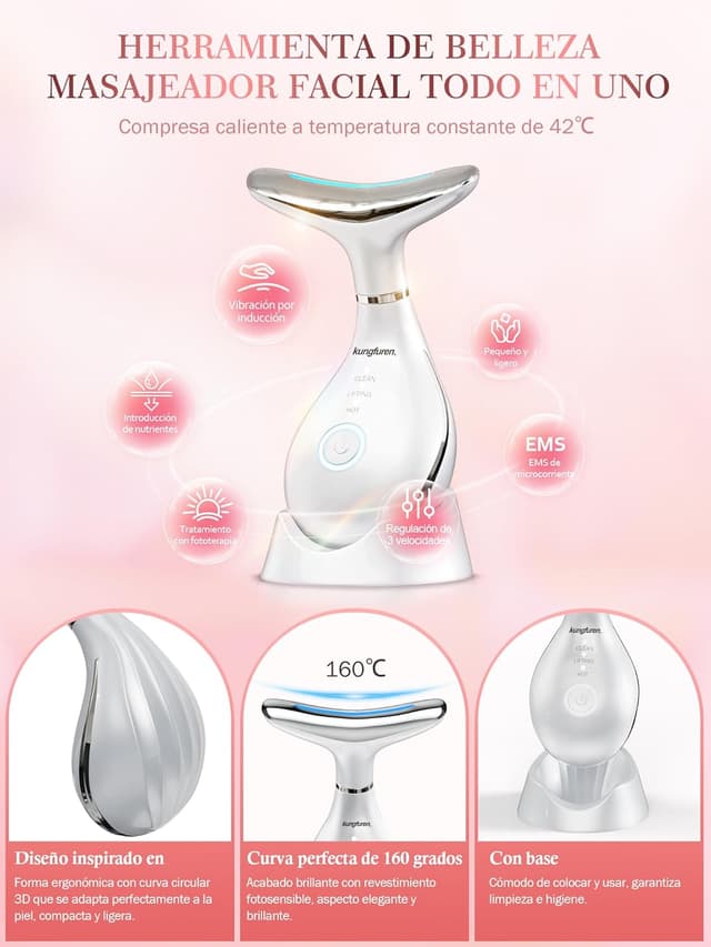 Detalle 2 de kungfuren Masajeador Facial 42°C