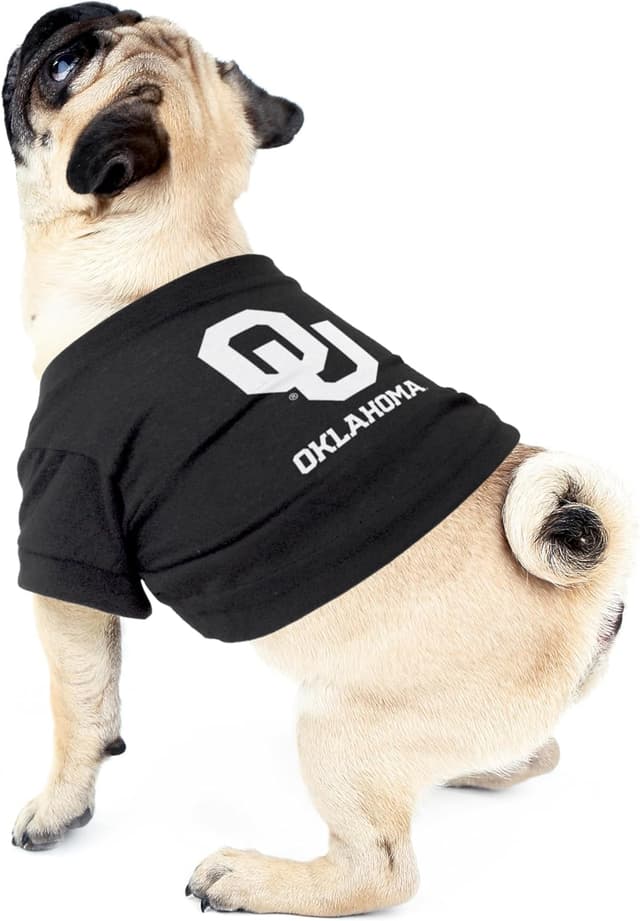 Detalle de Littlearth NCAA Pet T-Shirt (Cotton Blend) for Everyday Game-Day Style