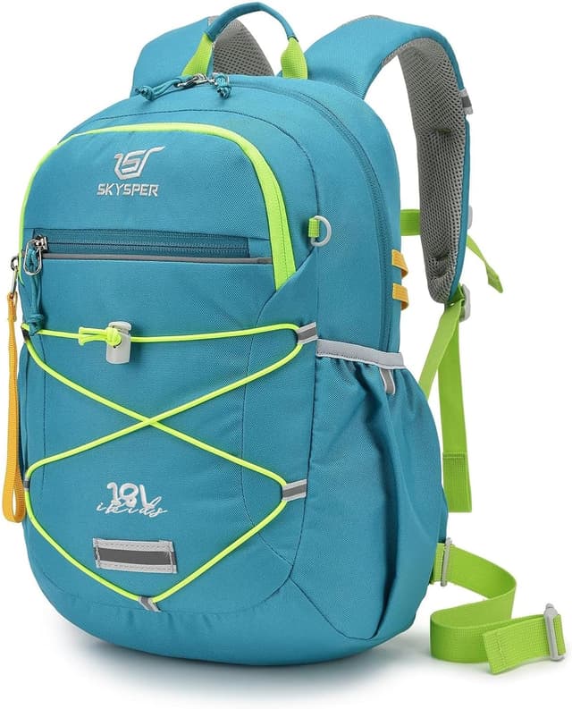 Detalle de SKYSPER Kinder-Wanderrucksack für Jungen & Mädchen (3–8 Jahre) – mit verstellbarem Brustgurt und Hüftgurt