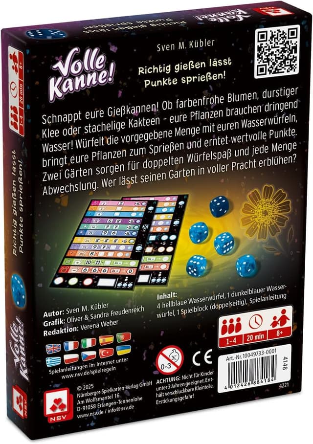 Thumbnail 1 de NSV 4148 VOLLE KANNE Würfelspiel 5 Würfel 🎲