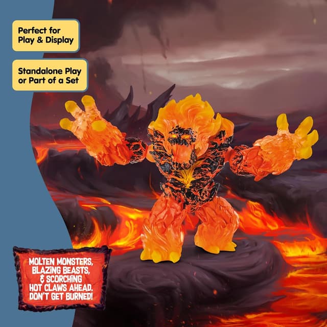 Thumbnail 6 de Schleich 70145 Demonio de Lava, Figura de Eldrador, 23x8x14 cm🧪