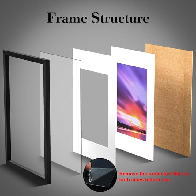 Detalle 2 de wyewye A4 Wooden Photo Frame, A4 keyword