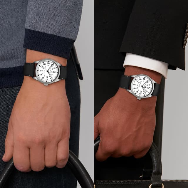 Thumbnail 4 de LN LENQIN Herren Militär-Uhr 42 mm Quarz