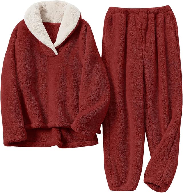 Thumbnail 6 de BOSECETA Fluffy Pajamas 2-Piece Set