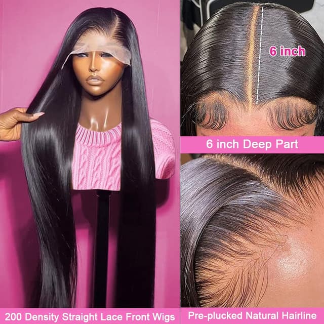 Thumbnail 1 de TONHONK 32 Inch Lace Front Wig