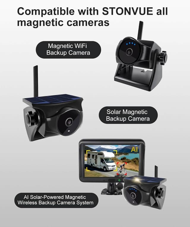 Detalle 2 de SToNVUE metal plate for magnetic backup camera