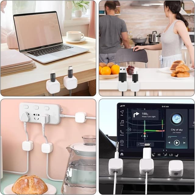 Thumbnail 6 de URAQT Clips organisateur de câbles 7 mm