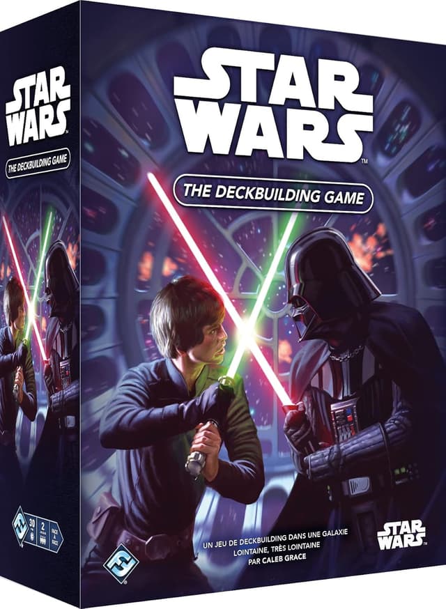 Detalle de Star Wars : The Deck Building Game (Fantasy Flight Games) — Jeu de deckbuilding à 2 joueurs, dès 12 ans, environ 30 min