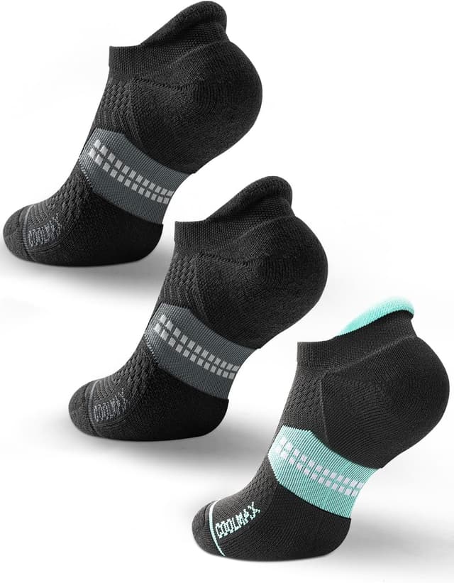 Detalle de Calzini da corsa invisibili in compressione 15-20 mmHg Coolmax Bamboo da donna Juclise