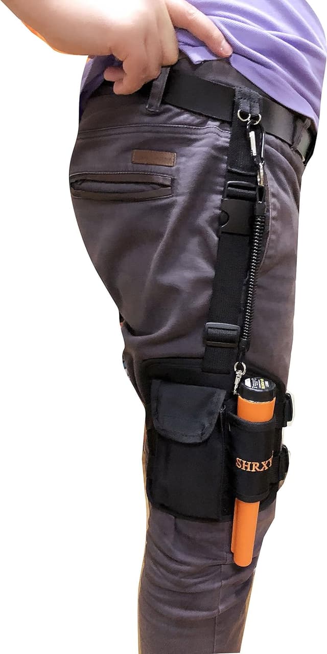 Detalle 2 de Drop Leg Pouch & Holster for Pinpointer pin pointers (probe within reach)
